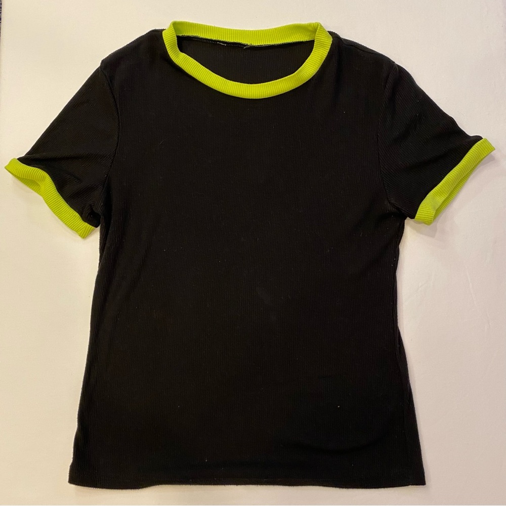 Ribbed Ringer Tee